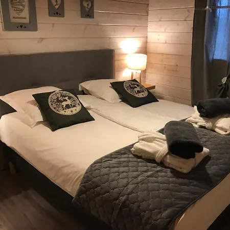Chalet Avec Jacuzzi Et Piscine, Déco Soignée Esprit Cocooning